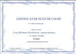 certificat Windows 10 cours en ligne